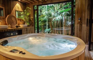 Les Bienfaits d'un Jacuzzi Privatif pour Couples: Détente Assurée, Les bienfaits d'un jacuzzi privatif pour couples, détente en couple, intimité améliorée, relaxation à deux, expérience romantique