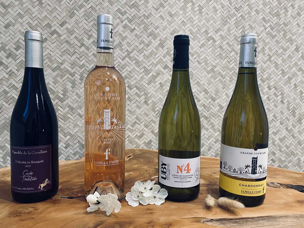 Ensemble Premium Romantique avec du vin II