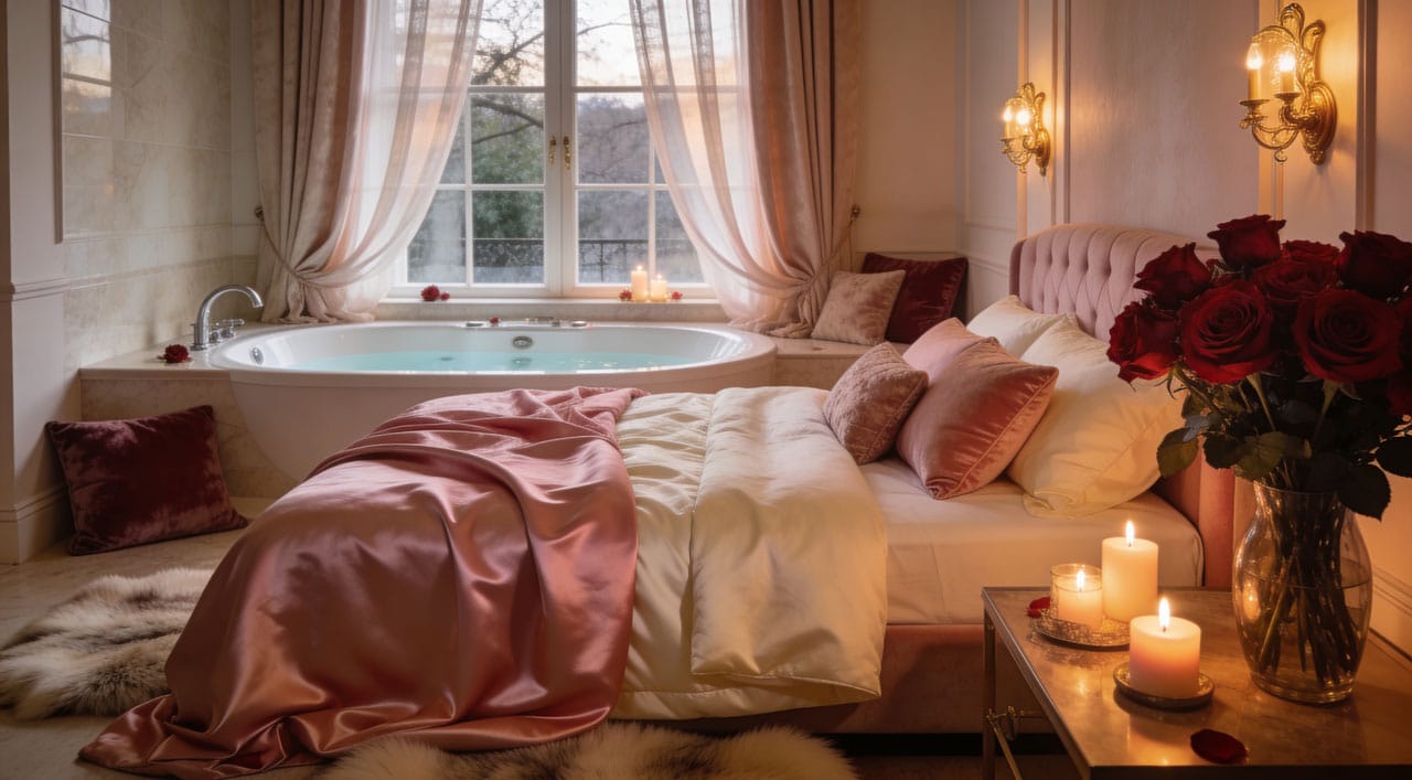 7 raisons de choisir une chambre romantique avec jacuzzi privatif plutôt qu'un cadeau classique pour votre moitié