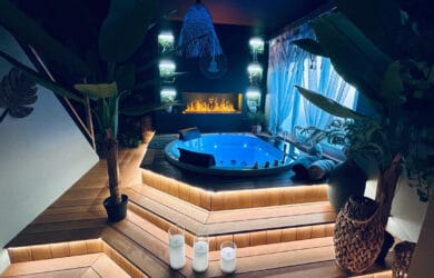Le Nid Boisé : l'évasion romantique dans l'Oise aux accents de Bali avec sauna et douche sensorielle