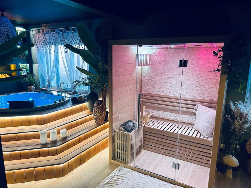 Le Nid Boisé : l'évasion romantique dans l'Oise aux accents de Bali avec sauna et douche sensorielle