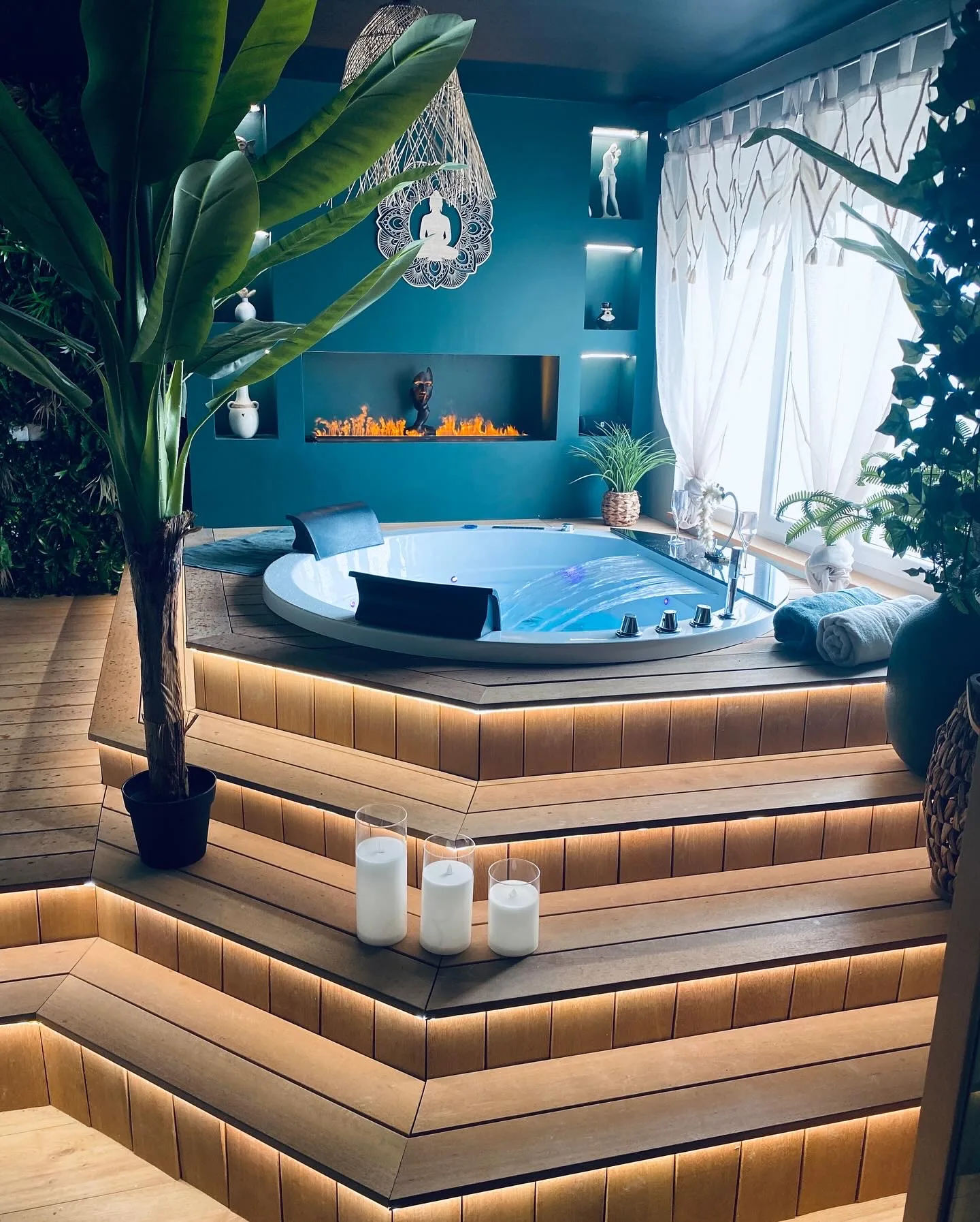 Le Nid Boisé : l'évasion romantique dans l'Oise aux accents de Bali avec sauna et douche sensorielle