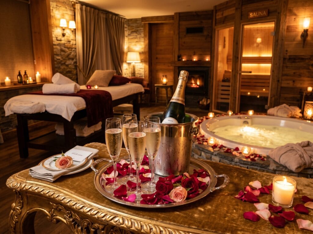 Massage en duo dans votre suite romantique : l'heure de bien-être préférée des couples chez Hors du Temps